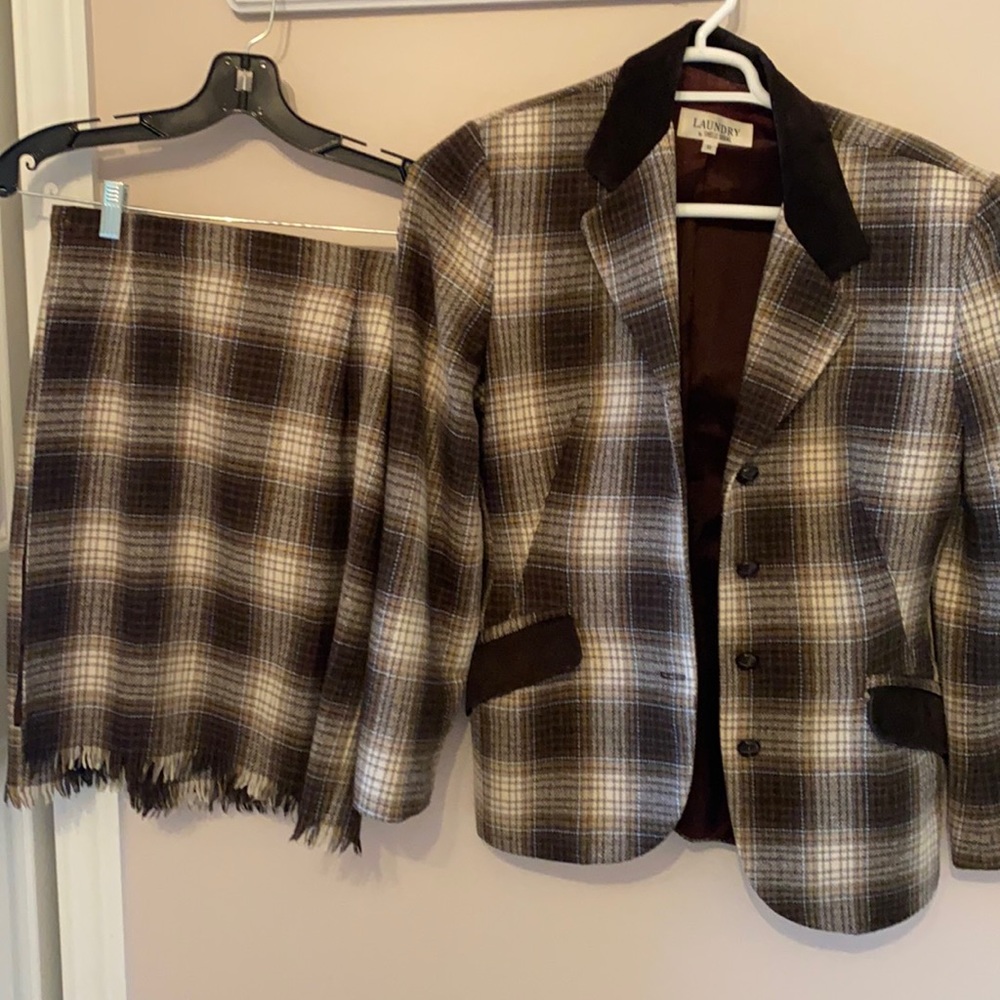 Laundry suit- jacket and skirt